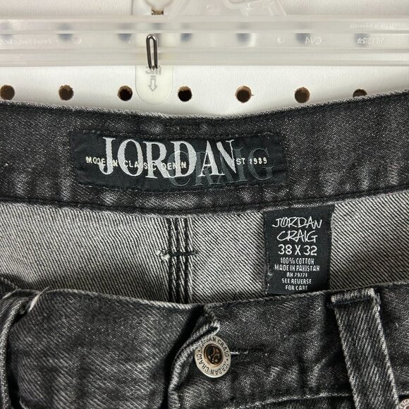 Jordan Craig Black Gothic Baggy Jeans 38x32 Streetwear Skate SOUTHPOLE STYLE Y2K - Picture 7 of 8